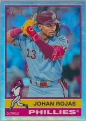 2025 Topps Heritage Base Set Johan Rojas #632b card