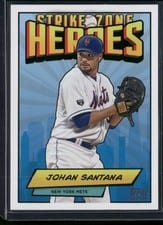 2024 Topps Japan Edition Strike Zone Heroes Johan Santana #SZH-11 card