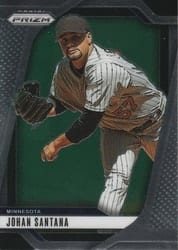 2025 Panini Prizm Base Set Johan Santana #28 card