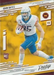 2021 Panini Prestige Base Set John Bates #279 card