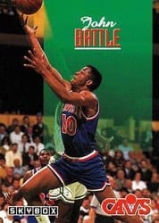 1992-93 SkyBox Base Set John Battle #37 card