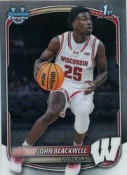 2025-26 Bowman Chrome Prospects John Blackwell #BCP-78 card