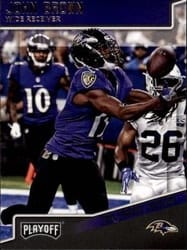 2018 Panini Playoff Base Set John Brown #18 card