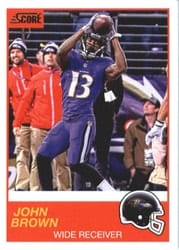 2019 Score Base Set John Brown #90 card