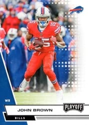 2020 Panini Playoff Base Set John Brown #1 card