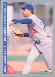 1993 Fleer Base Set John Candelaria #443 card