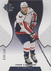 2019-20 Upper Deck Ultimate Collection Base Set John Carlson #62 card