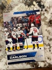 2019 Topps Now NHL Stickers John Carlson #81 card