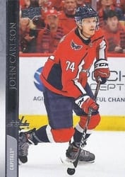 2020-21 Upper Deck Base Set John Carlson #186 card
