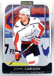 2021-22 O-Pee-Chee Platinum Base Set John Carlson #189 card