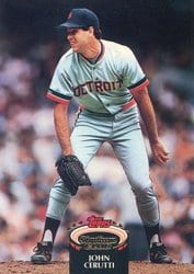 1992 Stadium Club Base Set John Cerutti #71 card