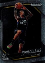 2024-25 Panini Prizm Black Base Set John Collins #44 card