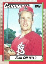 1990 Topps Base Set John Costello #36 card