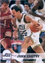 1993-94 Hoops Base Set John Crotty #413 card