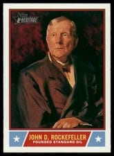 2025 Topps Heritage Notable Americans John D. Rockefeller #NS-41 card