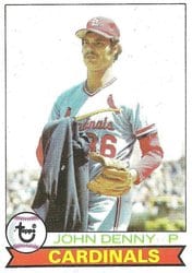 1979 Topps Base Set John Denny #59 card
