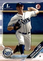 2019 Bowman Draft Base Set John Doxakis #BD-156 card