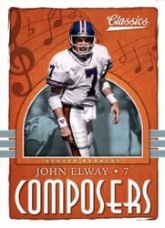 2018 Panini Classics Composers John Elway #14 card