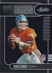 2019 Panini Absolute NFL Icons John Elway #8 card