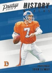 2019 Panini Prestige History Makers John Elway #HM-JE card