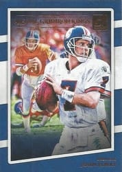 2020 Donruss All-Time Gridiron Kings John Elway #ATGK-JE card