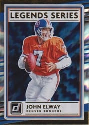 2020 Donruss Legends Series John Elway #LS-JE card