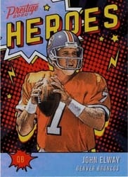 2020 Panini Prestige Heroes John Elway #HE-JE card