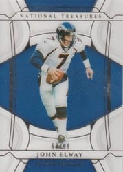 2021 Panini National Treasures Base Set John Elway #13 card
