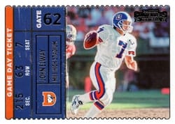 2022 Panini Contenders Game Day Ticket John Elway #GDT-JEL card