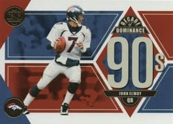 2022 Panini Legacy Decade of Dominance John Elway #DD-6 card