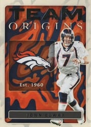 2022 Panini Origins Team Origins John Elway #TO-4 card