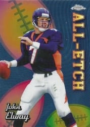2024 Topps Chrome Chrome All-Etch John Elway #CAE-JE card