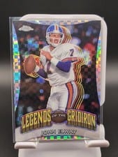 2024 Topps Chrome Legends of the Gridiron John Elway #LOG-11 card