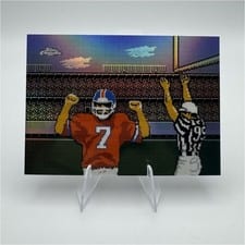 2025 Topps Chrome Tecmo John Elway #TECMO-11 card
