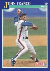 1991 Score Base Set John Franco #14 card