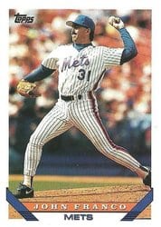 1993 Topps Base Set John Franco #25 card