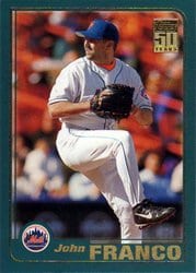 2001 Topps Base Set John Franco #70 card