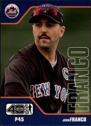 2002 Upper Deck 40-Man Base Set John Franco #811 card