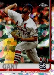 2019 Topps Chrome Sapphire Edition Base Set John Gant #634 card