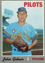 1970 Topps Base Set John Gelnar #393 card