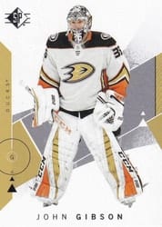2018-19 SP Base Set John Gibson #22 card