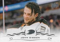 2018-19 Upper Deck Base Set John Gibson #3 card