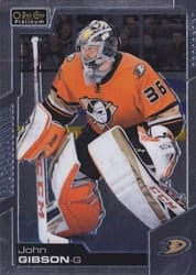 2020-21 O-Pee-Chee Platinum Base Set John Gibson #32 card