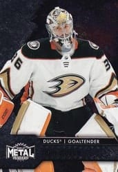 2020-21 SkyBox Metal Universe Base Set John Gibson #36 card