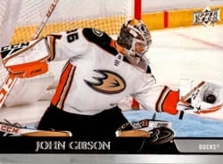 2020-21 Upper Deck Base Set John Gibson #1 card