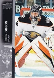 2021-22 Upper Deck Base Set John Gibson #3 card
