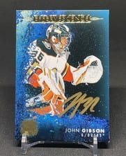 2021 Upper Deck The Cup Effervescence Autographs John Gibson #EF-JG card