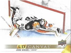 2022-23 Upper Deck UD Canvas John Gibson #C2 card