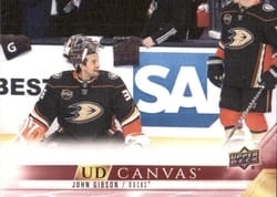 2022-23 Upper Deck UD Canvas John Gibson #C419 card