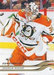 2025-26 Upper Deck Base Set John Gibson #5 card